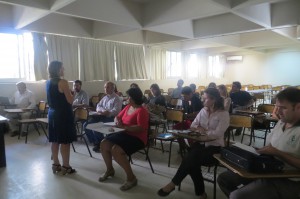 El taller reunió a docentes de Pergamino y Junín.